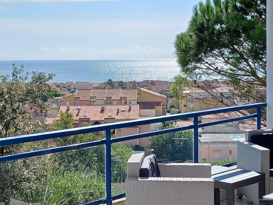 Plain-Pied, Terrasse, Piscine, Pleine Vue Mer, Plage A 6' A Pied, Parking, Wifi Fleury  Bagian luar foto