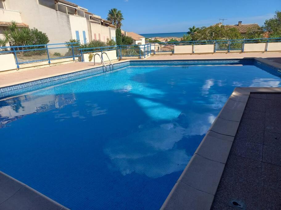 Plain-Pied, Terrasse, Piscine, Pleine Vue Mer, Plage A 6' A Pied, Parking, Wifi Fleury  Bagian luar foto