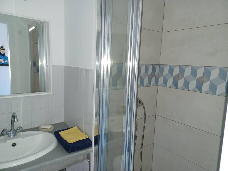 Plain-Pied, Terrasse, Piscine, Pleine Vue Mer, Plage A 6' A Pied, Parking, Wifi Fleury  Bagian luar foto