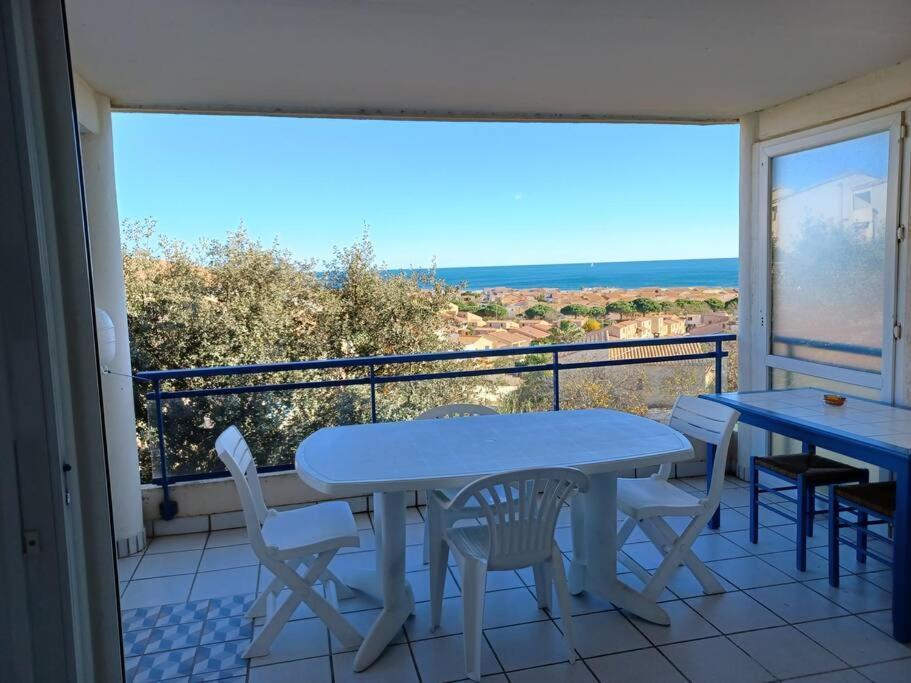 Plain-Pied, Terrasse, Piscine, Pleine Vue Mer, Plage A 6' A Pied, Parking, Wifi Fleury  Bagian luar foto