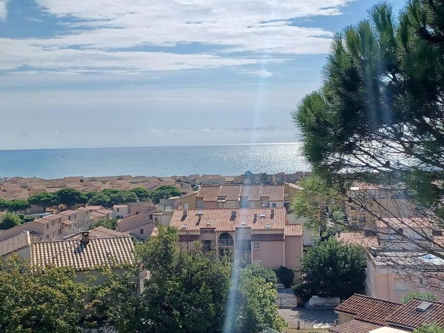 Plain-Pied, Terrasse, Piscine, Pleine Vue Mer, Plage A 6' A Pied, Parking, Wifi Fleury  Bagian luar foto