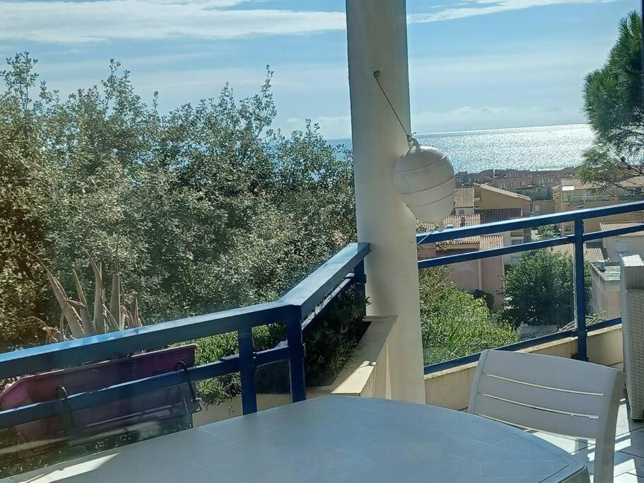 Plain-Pied, Terrasse, Piscine, Pleine Vue Mer, Plage A 6' A Pied, Parking, Wifi Fleury  Bagian luar foto